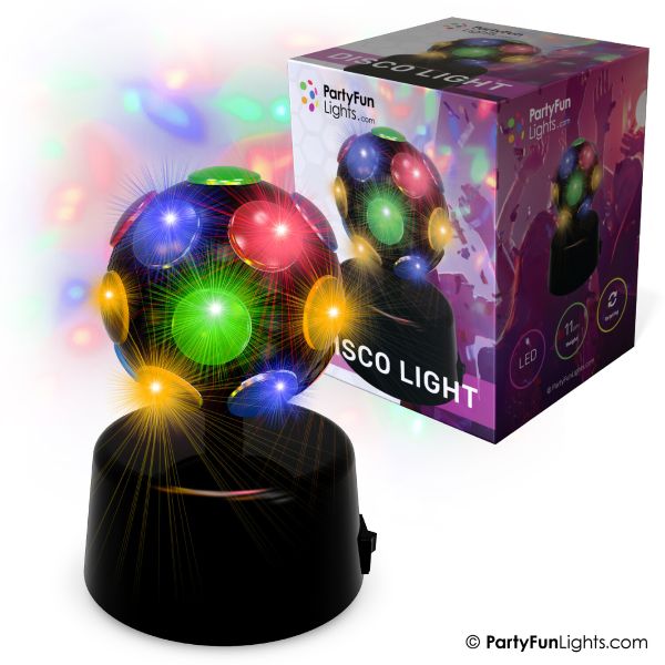 MINI LAMPADA DISCOTECA Effetto Multicolor cm…x24